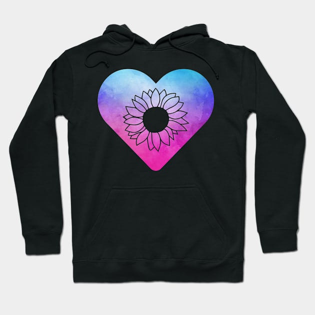 Sunflower Gifts for Women Hoodie by JKFDesigns